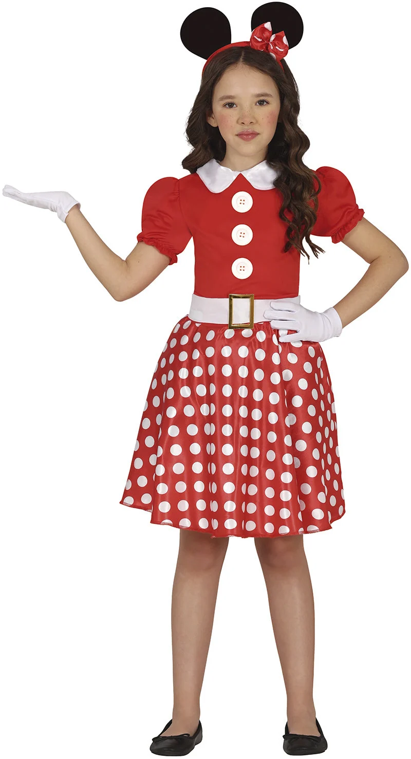 Minnie Mouse Kostuum Meisje – Jurk met Haarband