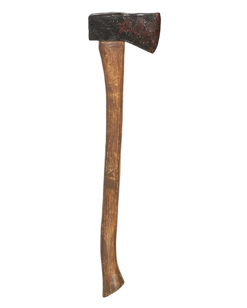 Holzhacker Axt blutig