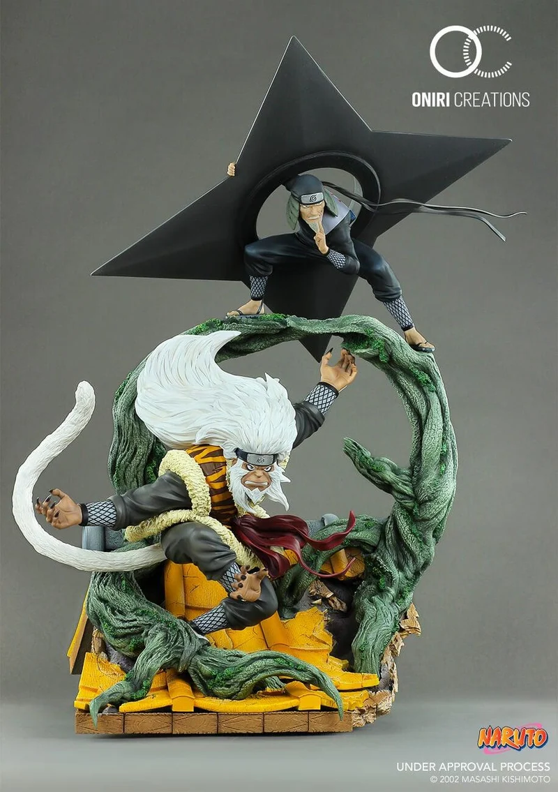 Naruto | Sandaime Hokage – Der letzte Kampf | Maßstab 1:6 | Hochwertiges Resin | Oniri Creations