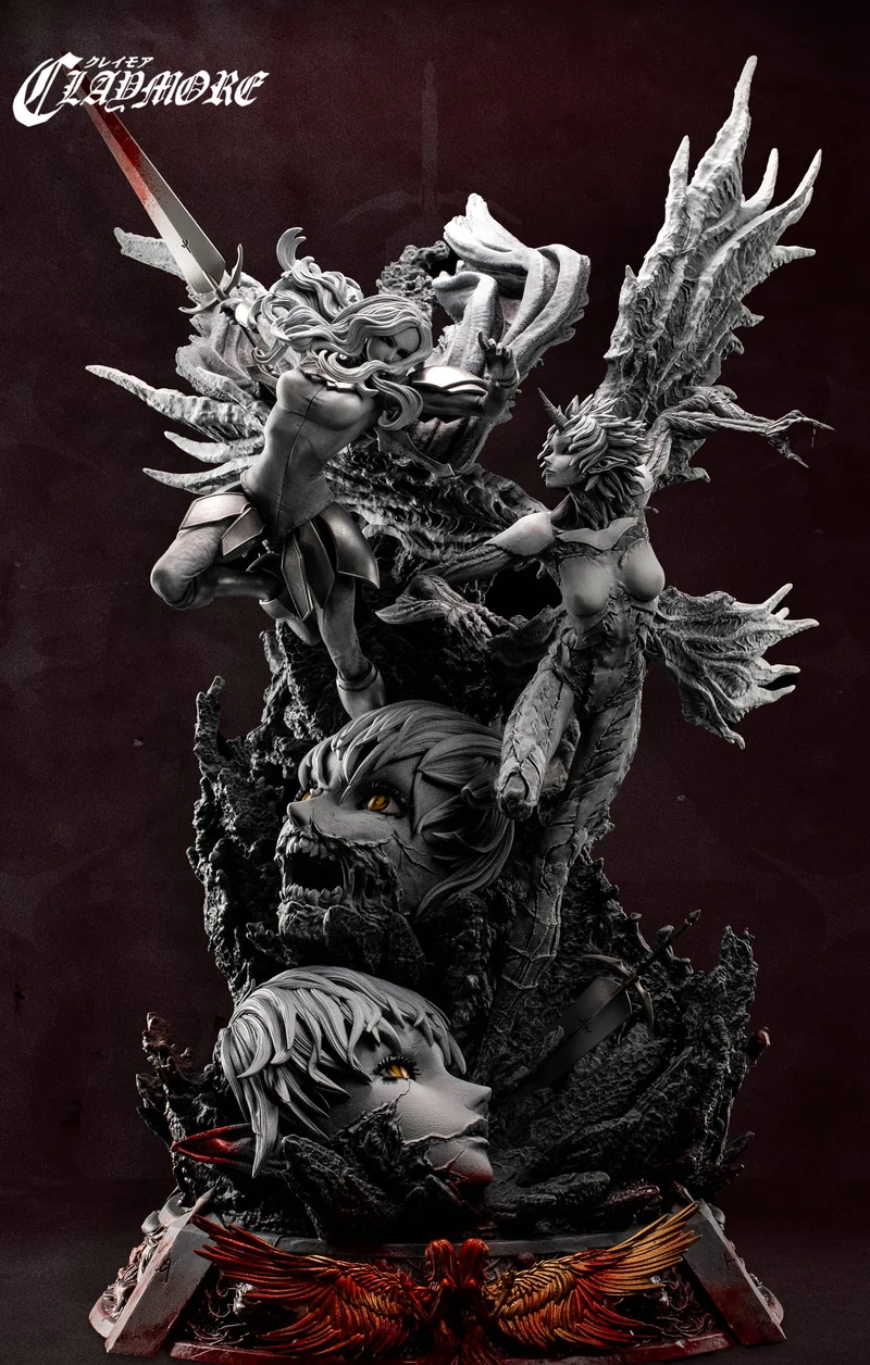Claymore – Teresa vs. Priscilla 10-jähriges Jubiläum | Polystone-Statue im Maßstab 1:6 | Figurama Collectors