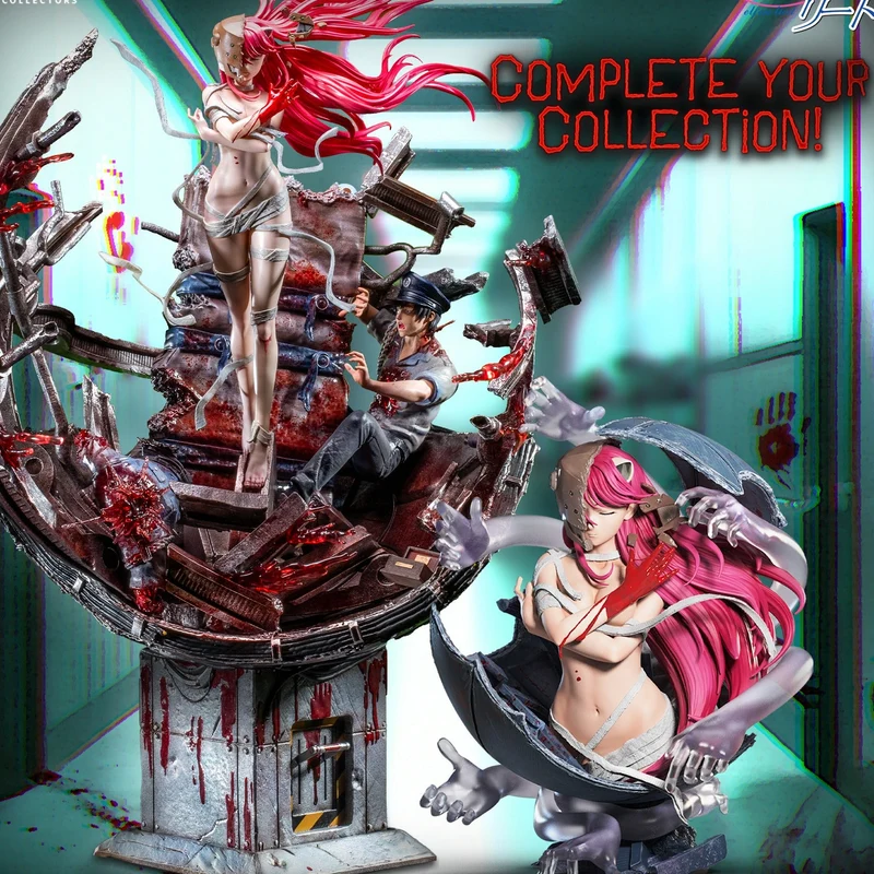 Elfen Lied – Lucy Doppeledition Set | Büste im Maßstab 1:4 & Polystone-Statue im Maßstab 1:6 | Figurama Sammler