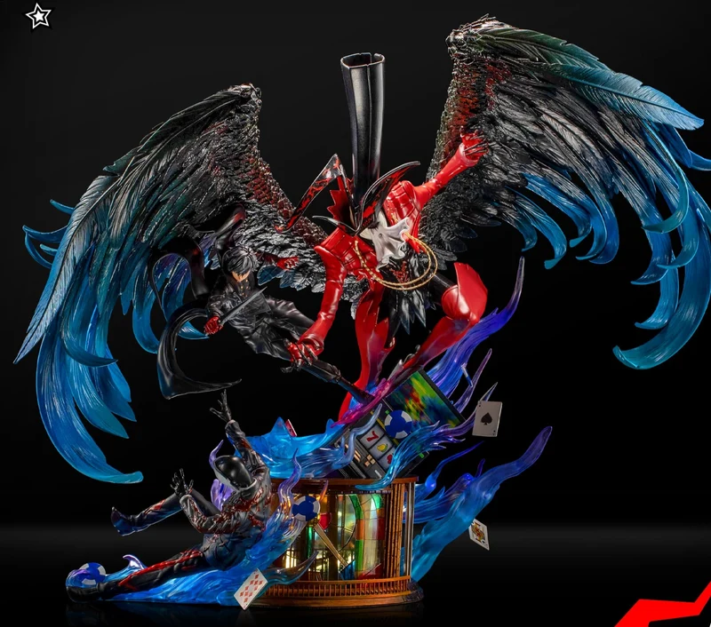 Persona 5 – Joker & Arsène Elite Fandom | Polystone-Statue im Maßstab 1-8 | Figurama-Sammler