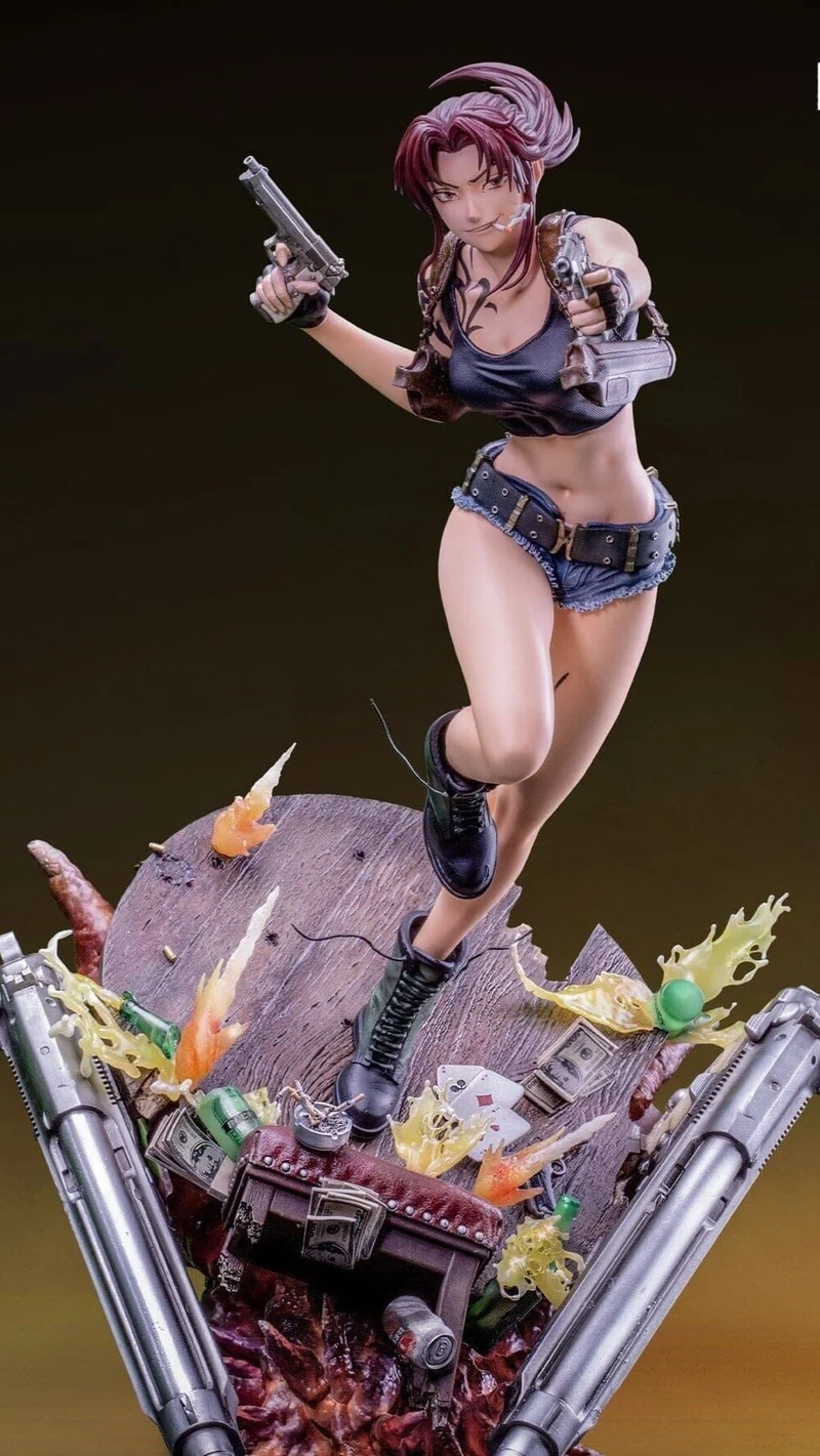 Black Lagoon – Revy Elite Solo-Statue | Maßstab 1:4 | Polystone | Figurama Collectors