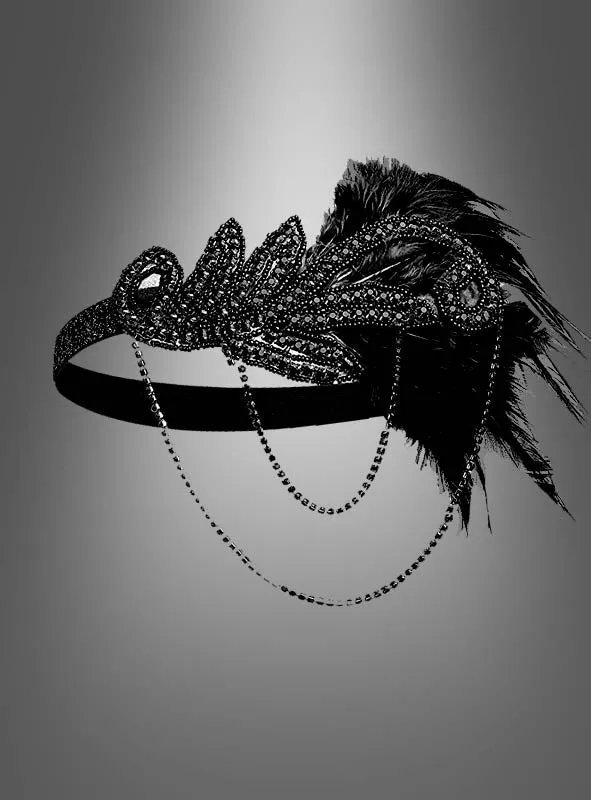 20er Jahre Kopfschmuck mit Strass Alice