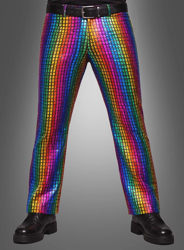 Regenbogen Hose für Herren