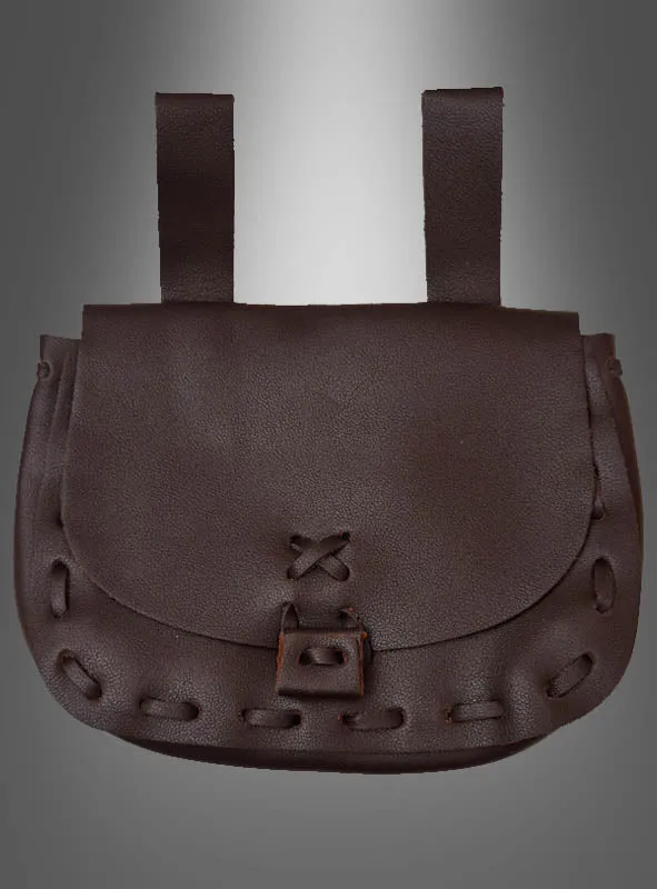 Mittelalter Gürteltasche braun