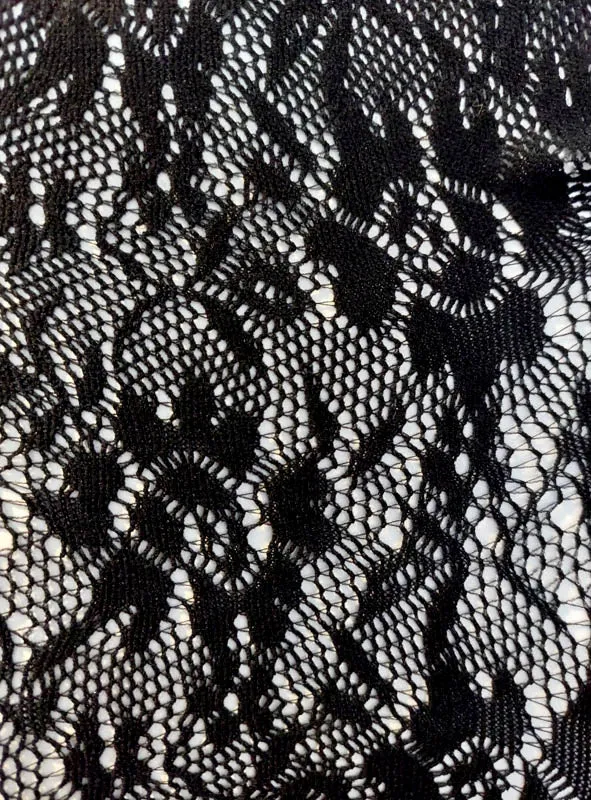 Romantische Strumpfhose mit Blumen Spitzenmuster