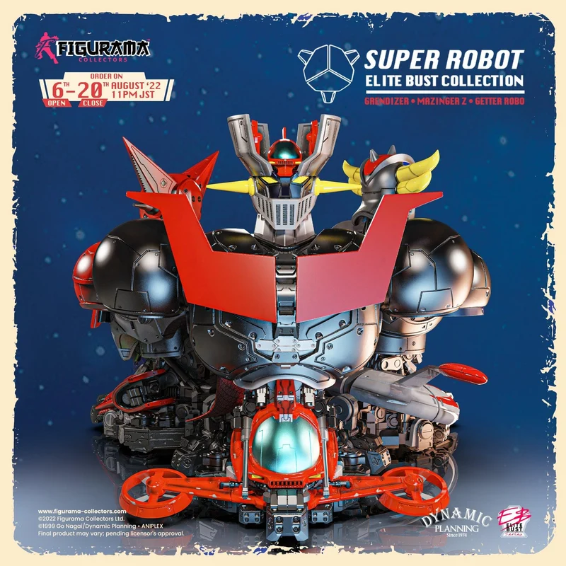 Mazinger Z | Roboterbüste | Maßstab 1:3 | Hochwertiges Kunstharz | Figurama Sammlerstücke