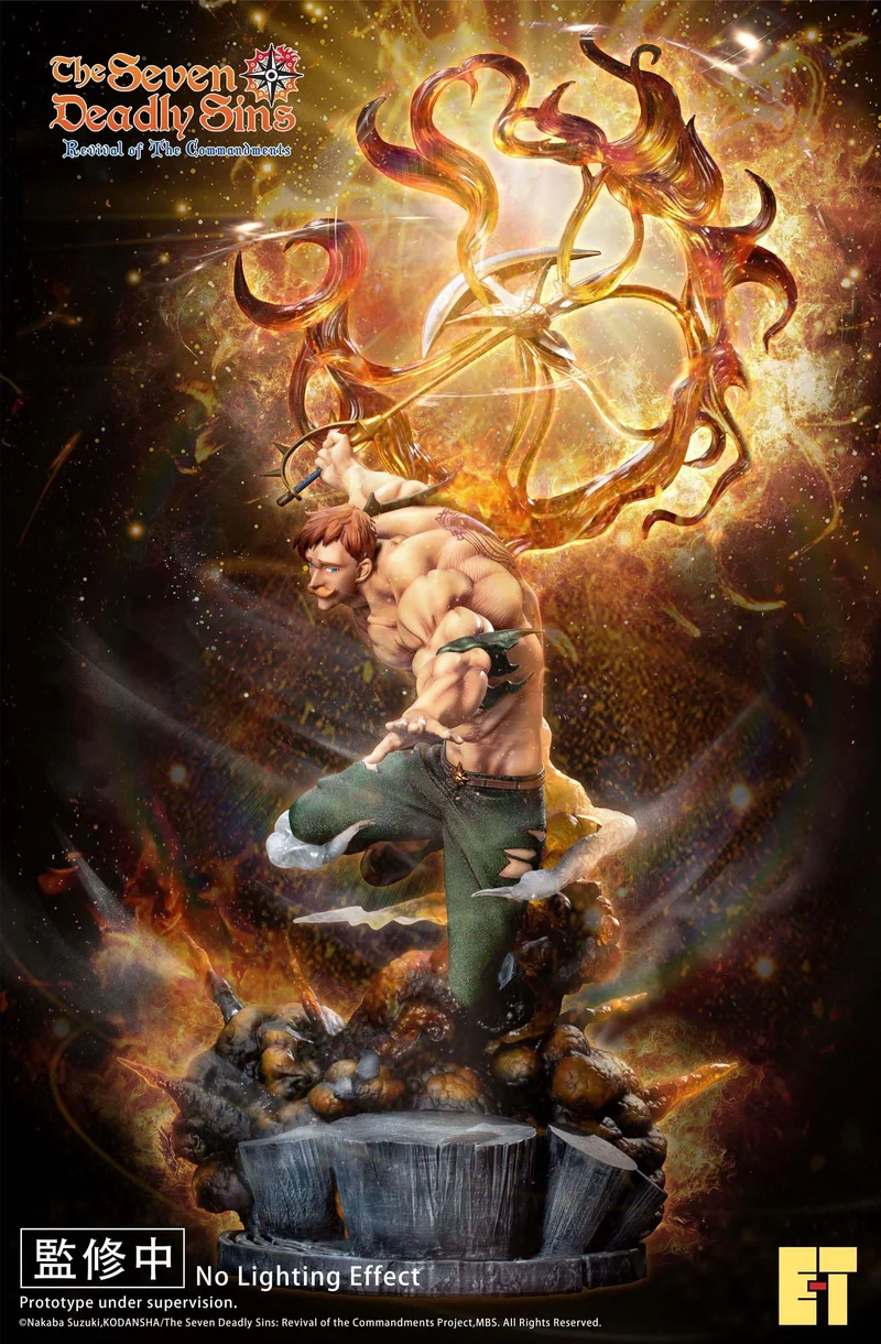Die sieben Todsünden – Escanor Lions Sünde des Stolzes | Maßstab 1:4 | Hochwertiges Resin | ET Studio