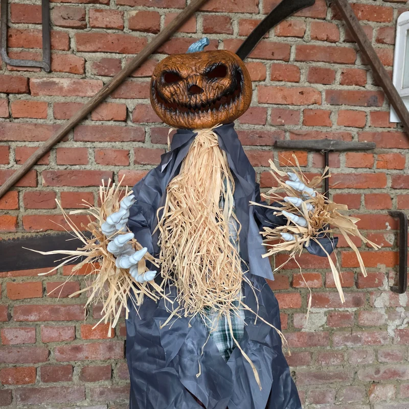 Kürbismann Hagrid – Animierte Halloweenfigur 180 cm