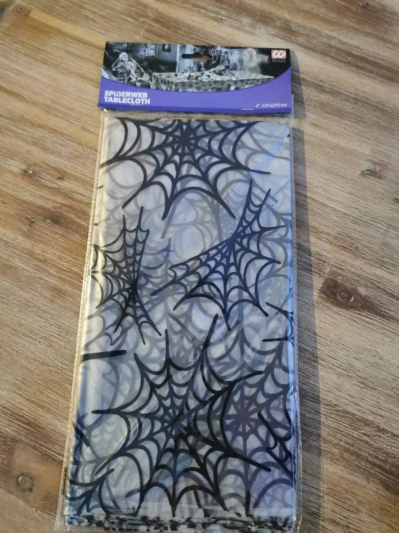 Spinnennetz Tischdecke Halloween