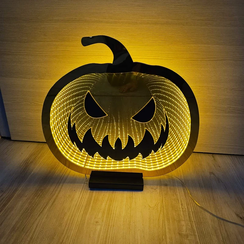 LED-Kürbis “Lichtermeer”- 30 cm Illusionslampe