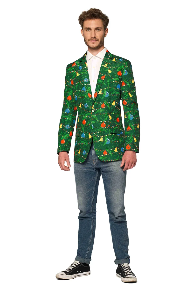 Christmas Green Tree Jacket Light Up