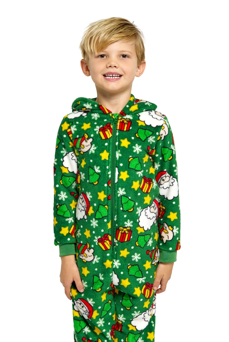 BOYS Santa Elves Green