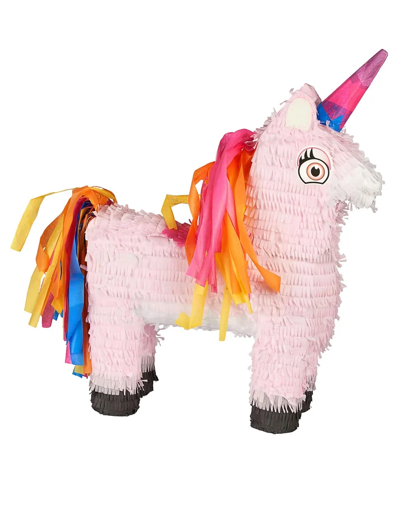 Einhorn-Piñata bunt 35x35cm