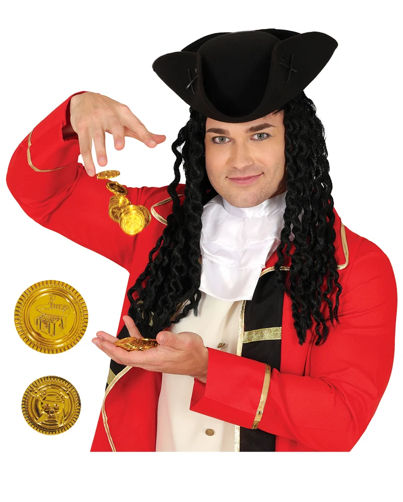 Goldene Piraten Münzen 25 Stück