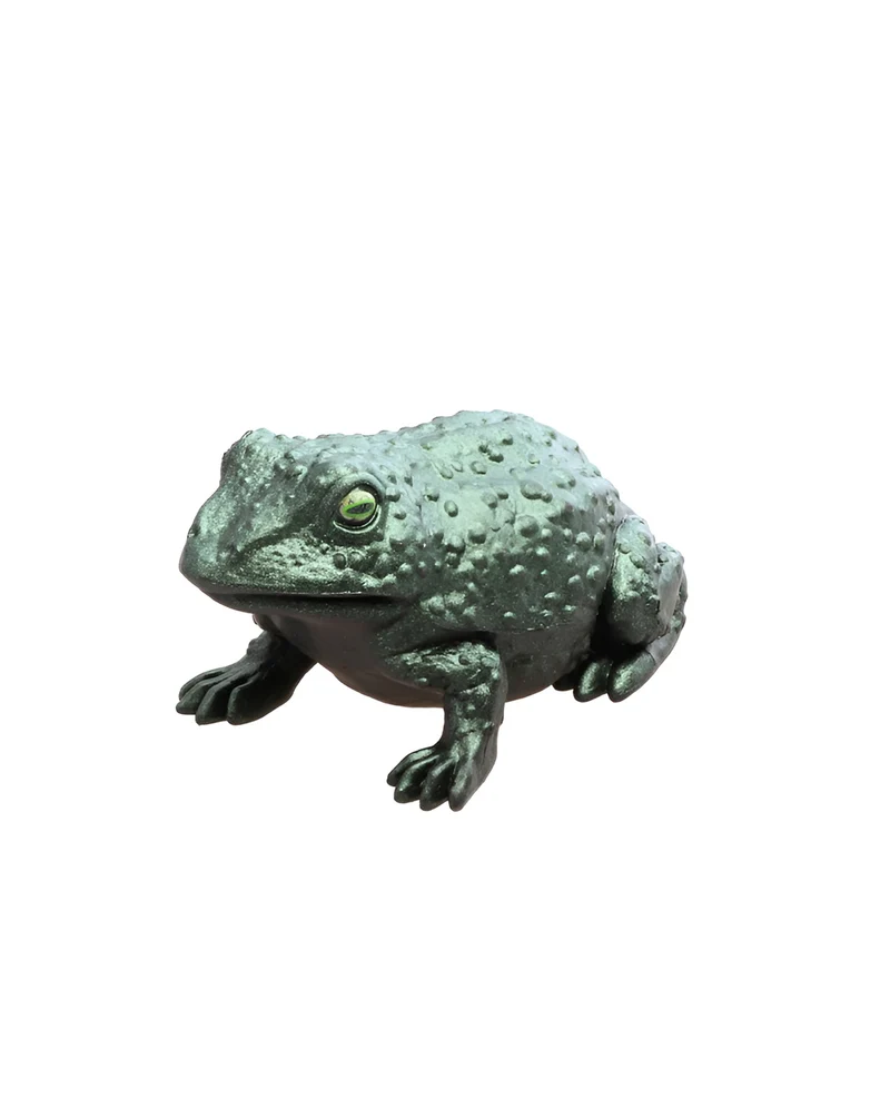 Irisierende Kröte aus Kunststoff 7,5cm