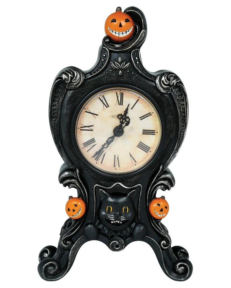 Vintage Halloween Tischuhr 24x14cm