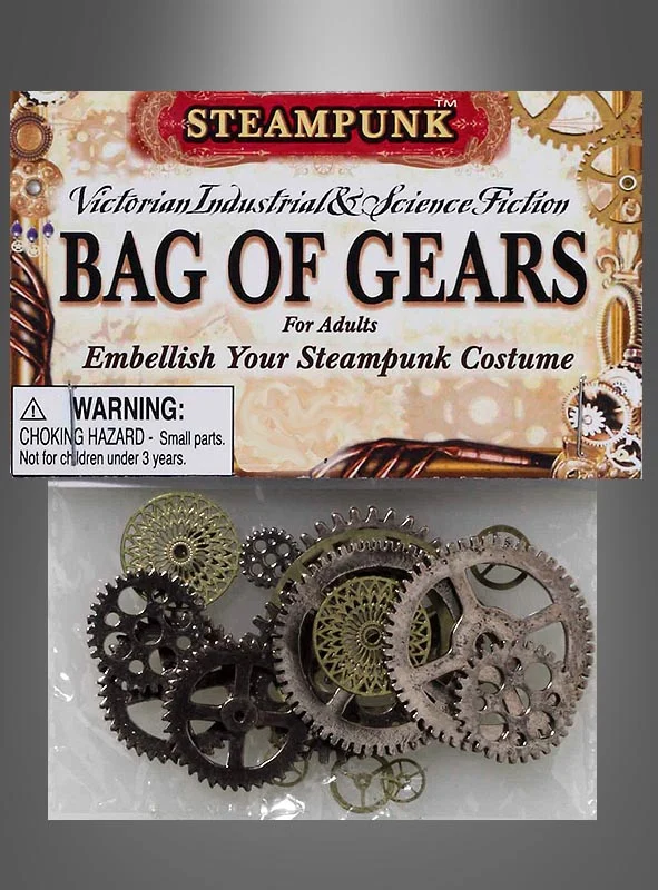 Steampunk Zahnräder Kostümdeko