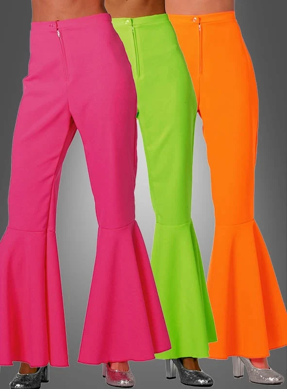 Neon Schlaghose Damen Schlagerstar