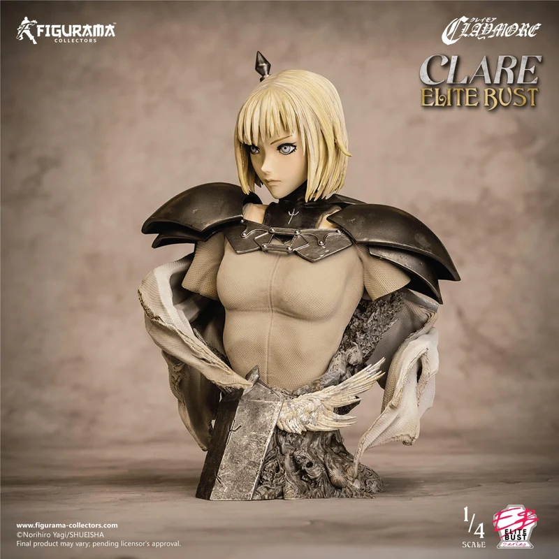 Claymore | Clare Elite Büste | Maßstab 1:4 | Hochwertiges Kunstharz | Figurama Sammlerstücke