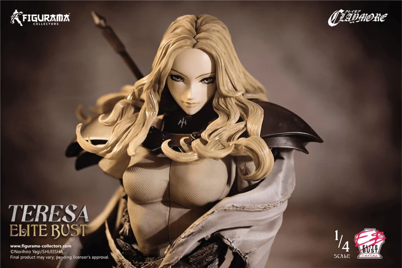 Claymore | Teresa Elite Büste | Maßstab 1:4 | Hochwertiges Kunstharz | Figurama Sammlerstücke