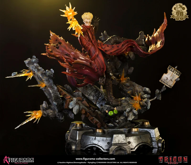 Trigun | Vash the Stampede | Maßstab 1:4 | Hochwertiges Resin | Figurama Sammlerstücke