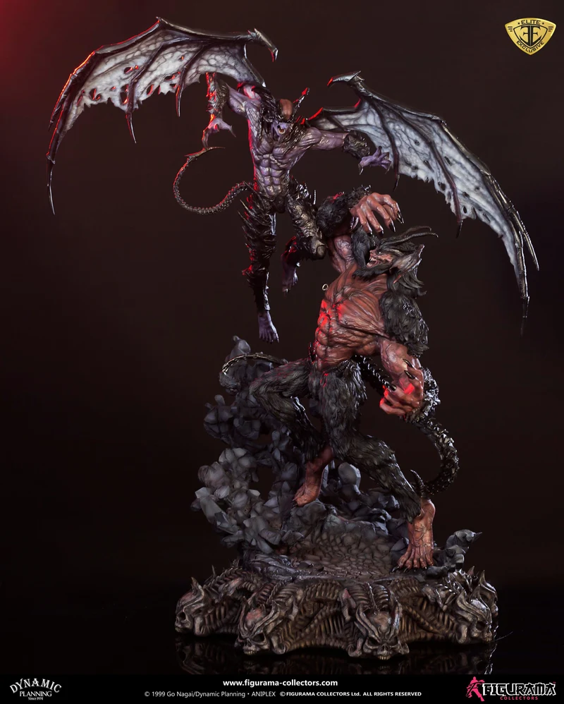Devilman vs. Amon Statue | Maßstab 1:4 | Hochwertiges Resin | Figurama Sammlerstücke