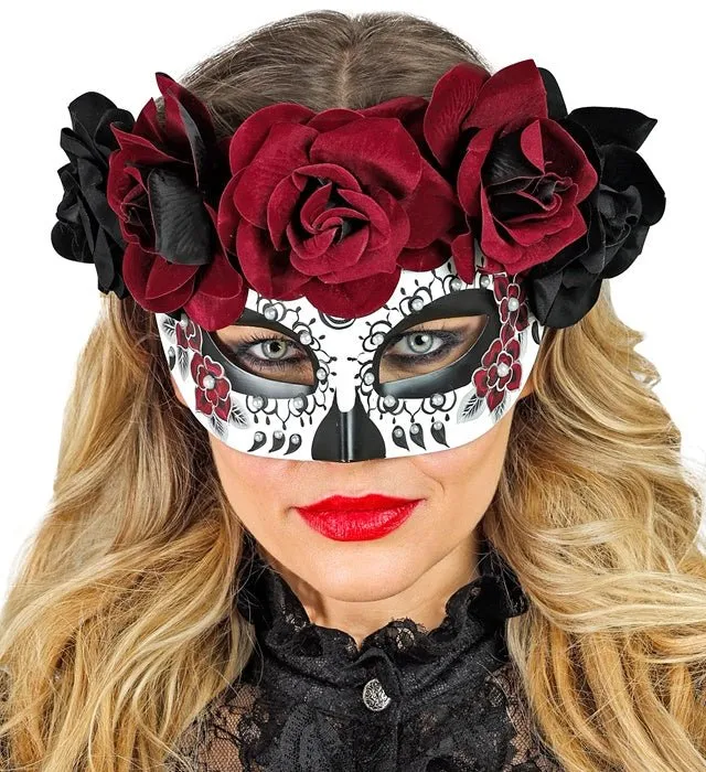 Dia de los Muertos-Haarband mit Rosen
