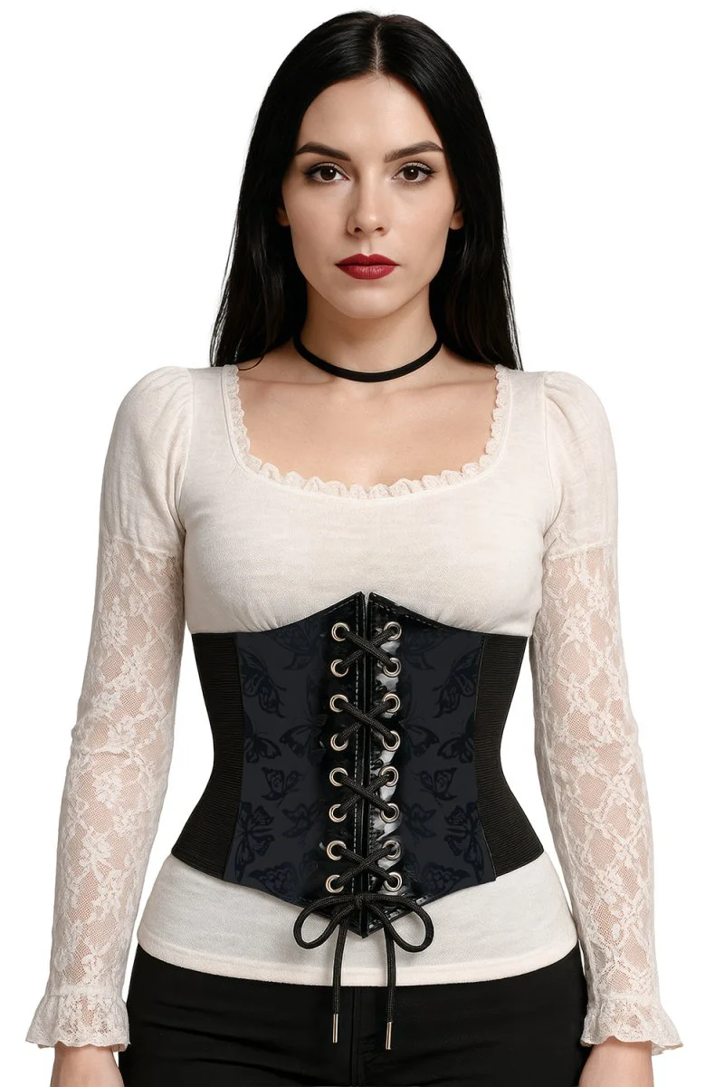 Schwarzes Korsett für Damen