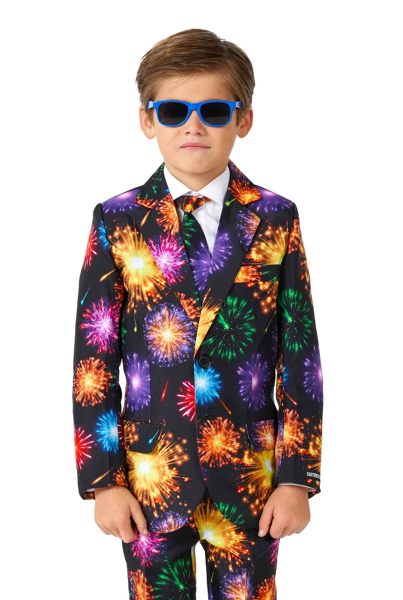 Kinderkostuum Suitmeister Fireworks Black