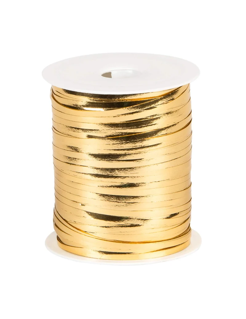 Geschenkband in glänzendem Gold