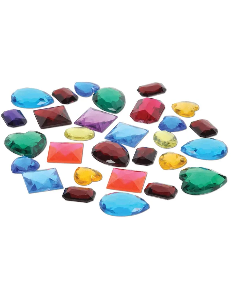 Bunte Edelsteine im Säckchen