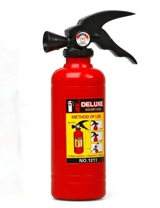 Feuerlöscher Kostümzubehör Kunststoff