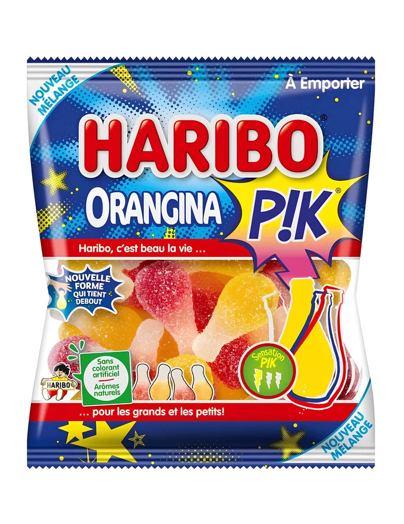 Tüte Bonbons - Haribo Orangina Pik 120g