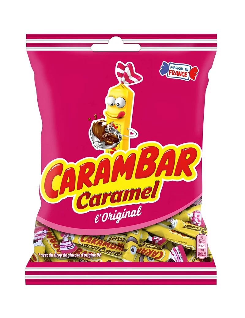 Beutel Carambar Karamell 130g