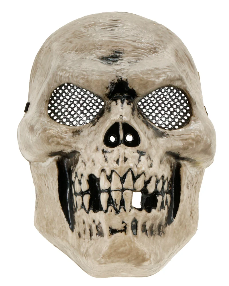 Totenkopf Maske mit versteckten Augen