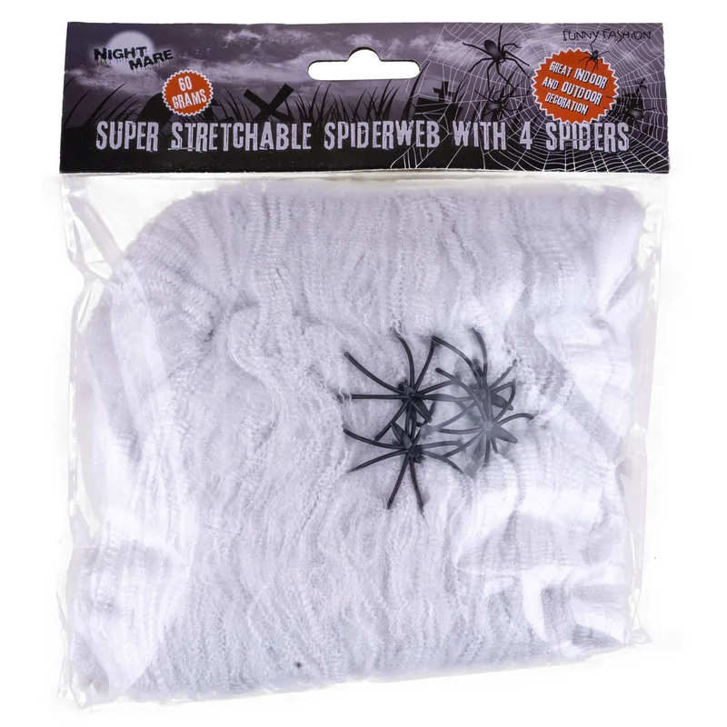 Halloween Spinnennetz 60g