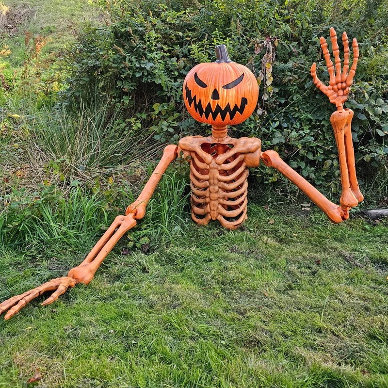 Garten Pumpkin/Kürbismann Skelett XXL Groundbreaker