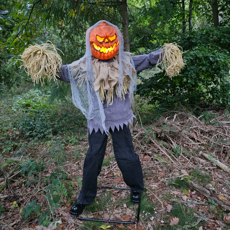 Animatronic Vogelscheuche Harry – 189 cm purer Halloween-Grusel