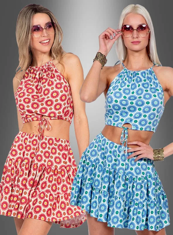 Sommer Rock und Oberteil Boho Outfit