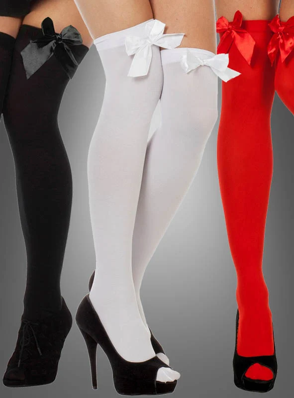 Sexy Overknees mit Schleife
