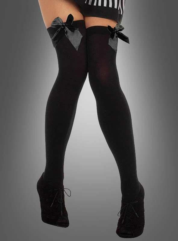 Sexy Overknees mit Schleife