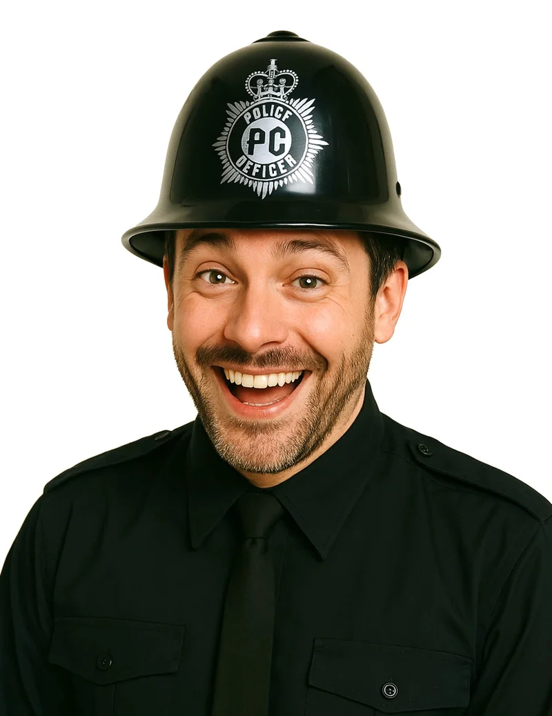 Britischer Polizeihelm