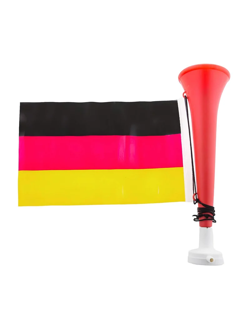 Fußball-Tröte mit Deutschland-Flagge