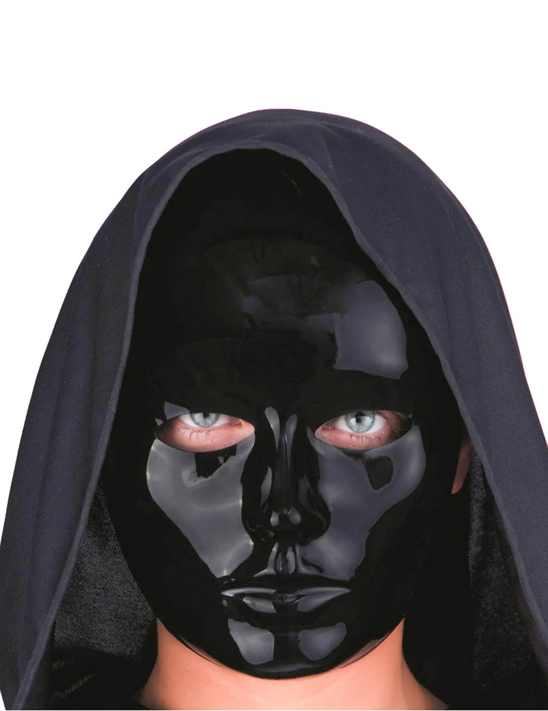 Schwarzes Gesicht - Maske für Erwachsene