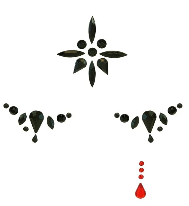 Aufkleber mit schwarzem Gesicht