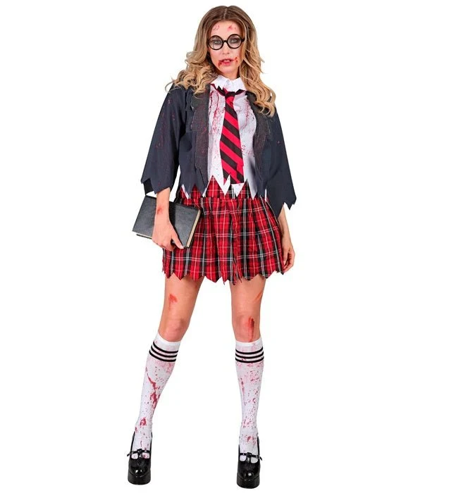 Zombie-Kostüm für Damen, 3-teilig