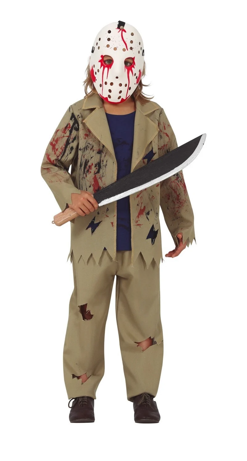 Halloween Kostuum Kind | Jason Voorhees | Inclusief Accessoires