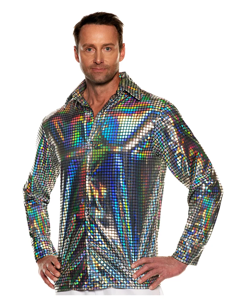 Hologramm Disco Hemd